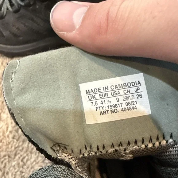 Salomon Boots Unisex Size 9 Black Ankle Hiking Trail Lace Up Combat Shoes - Picture 7 of 8